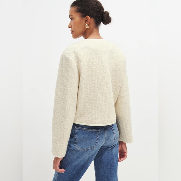 NWOT Reformation Dale Cropped Jacket - Picture 6 of 9